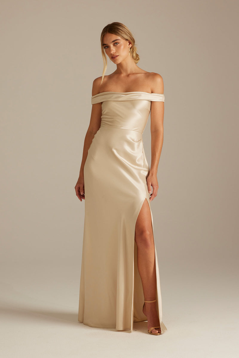 Gold Champagne Color Dress Kai Champagne Bridesmaid Dresses