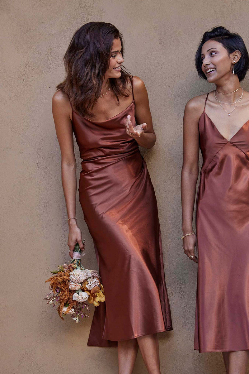 copper bridesmaid dresses uk Copper Bridesmaid Dresses