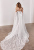 Lace wedding dress with a long train_XS_