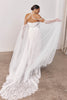 Woman wearing a lace wedding dress_L_