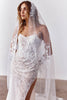 Bride in a lace wedding dress with a matching veil_XS_