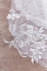 Embroidered Floral Wedding Veil details