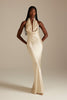 Dillon Halter Champagne Bridesmaid Dress_XS_