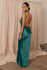 Teal low back bridesmaid dress_XS_