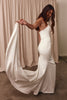 Strapless satin wedding dress_XS_