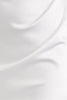 Close-up of white fabric with a subtle texture