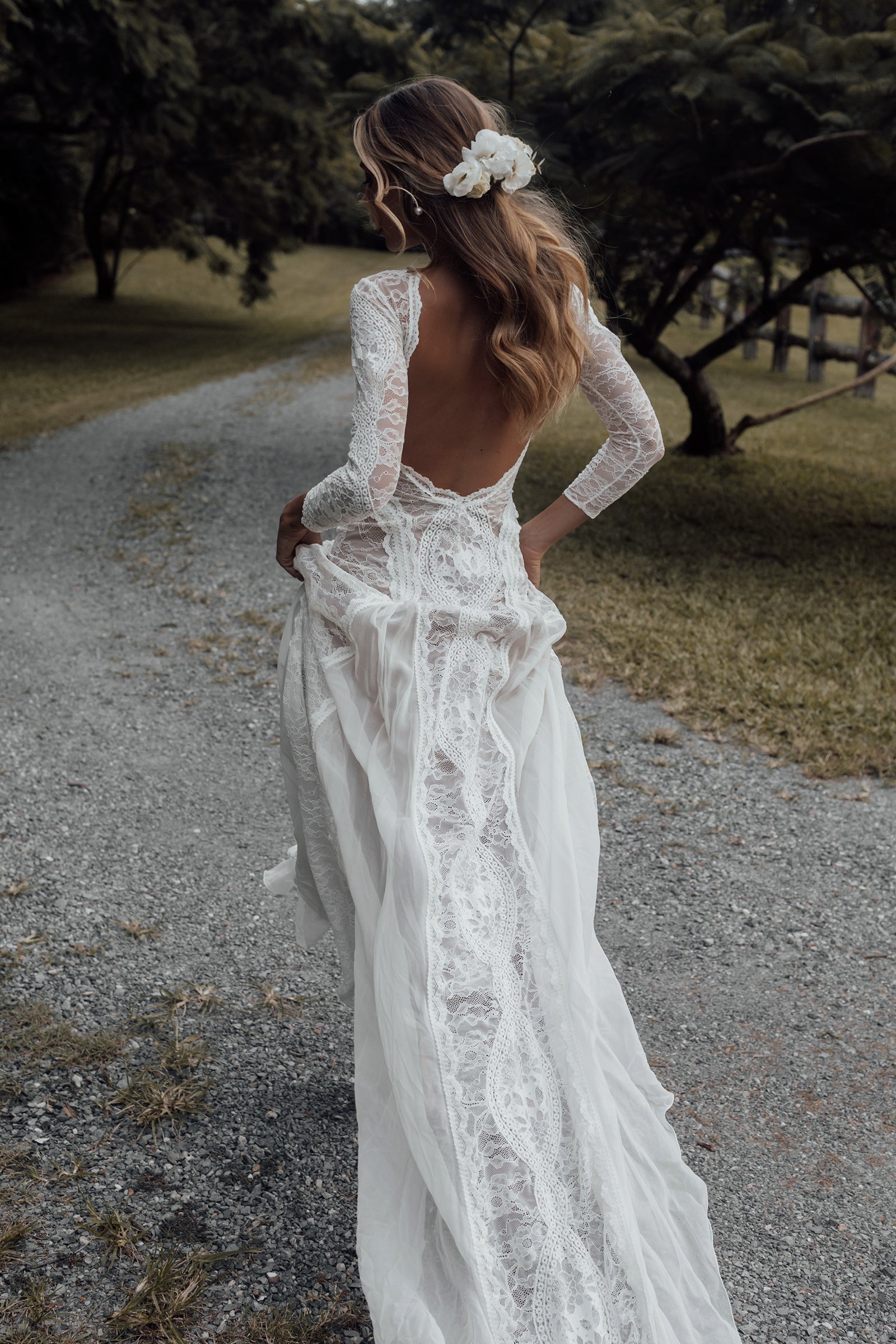Inca Low Back Wedding Dress – Grace Loves Lace UK