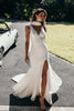 Jones crepe wedding dress