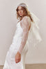 Sheer Ivory Bridal Headscarf