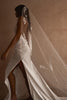 Model in Pierlot veil and Goldie gown