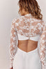Open back long-sleeve lace wedding dress_XS_