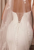Embroidered floral veil