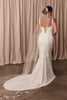 Embroidered floral veil