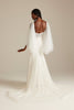 Poppy wedding Dress sleeves paired wi th Sienna Wedding Dress