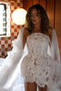 Short lace wedding dress_XS_
