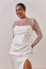 Satin Corset Wedding Dress with lace bodysuit_L_
