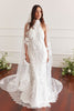 Stevie High Neck Wedding Dress_XS_