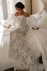 Sparkly Wedding Dress with Bridal Cape_XS_