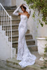 Sparkly Floral Wedding Dress_XS_