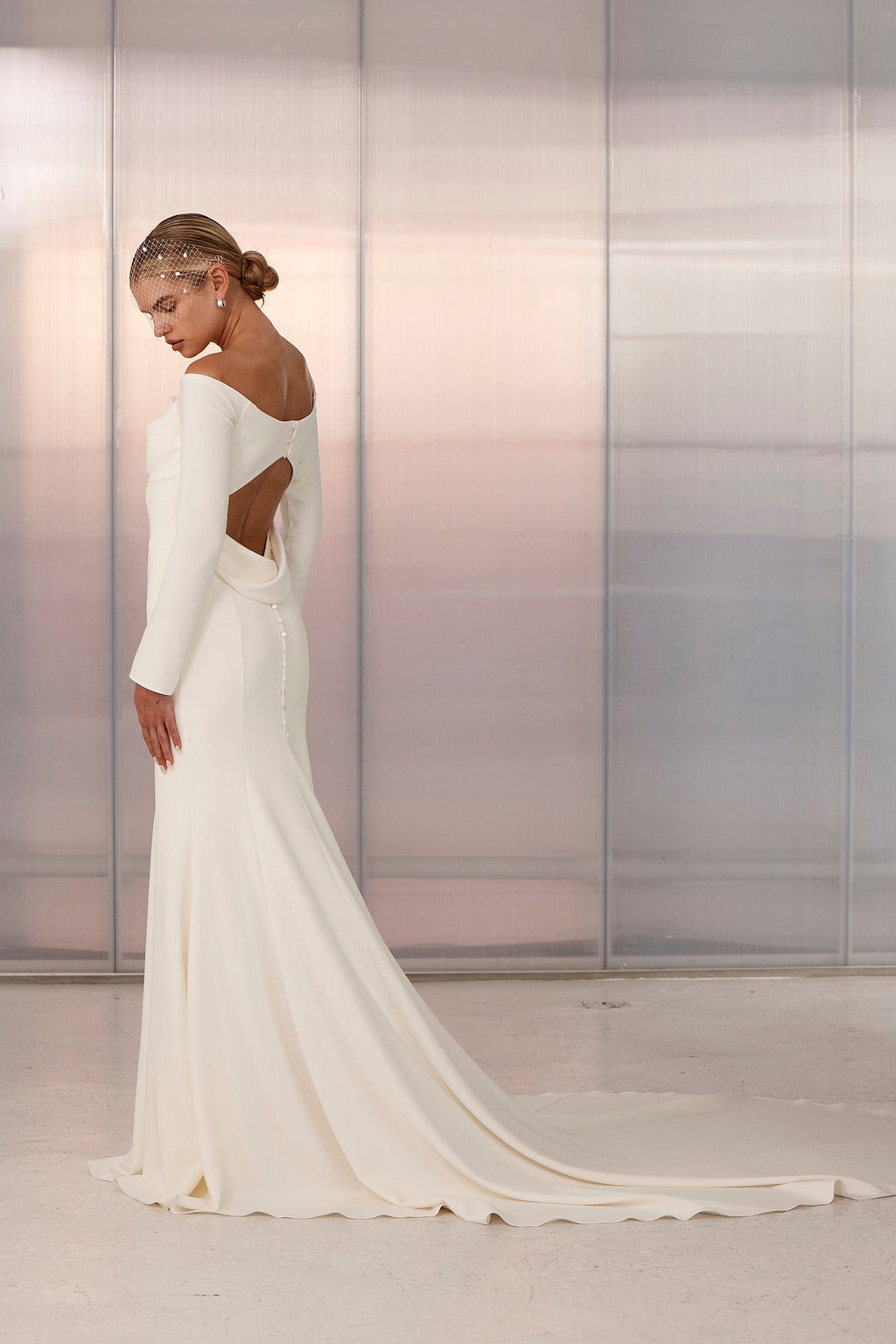 Deia Off the Shoulder Wedding Dress_XS_