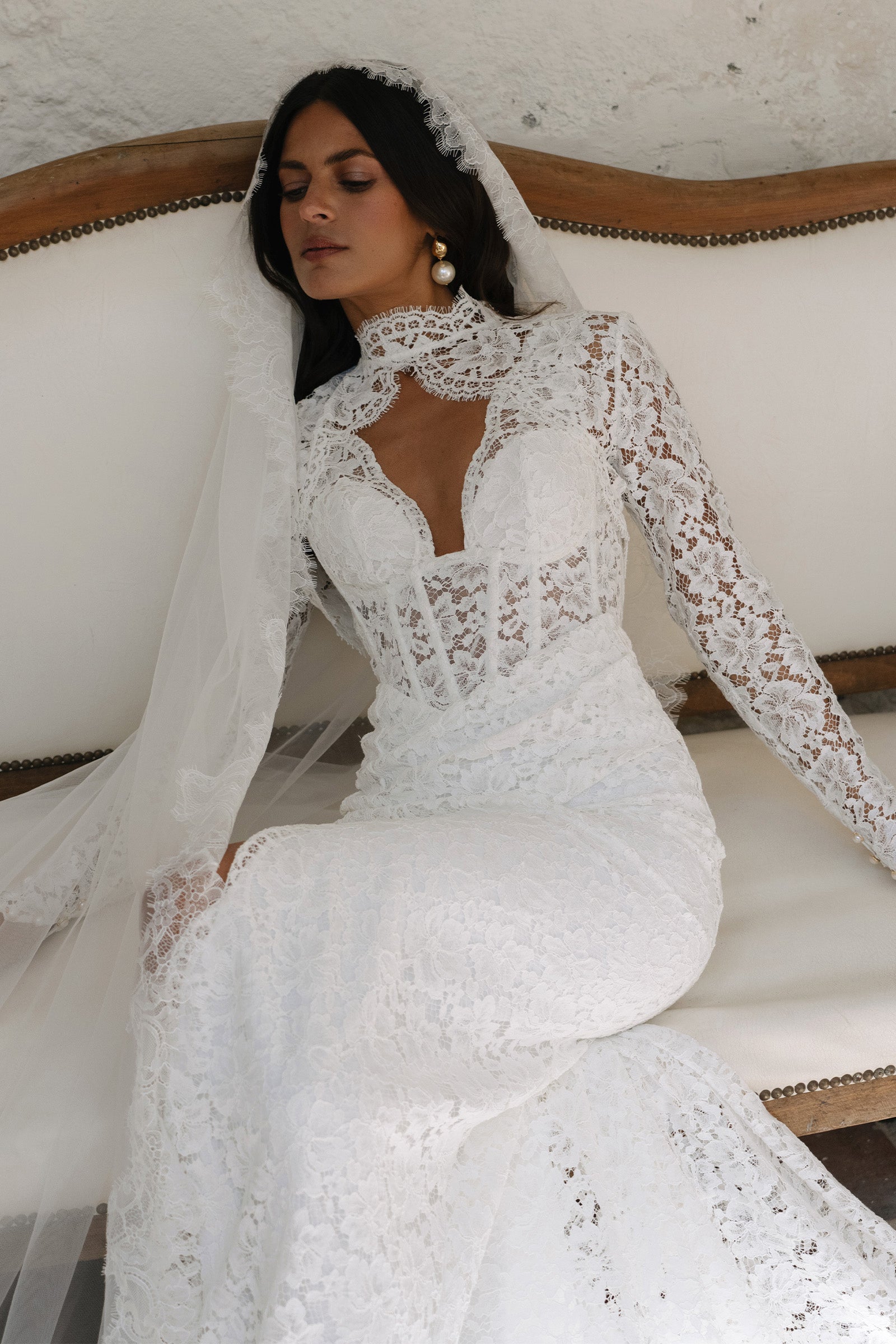 Lace Corset Wedding Dress_XS_