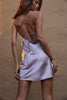 Grace Loves Lace Silky Satin Mini Dusk Back