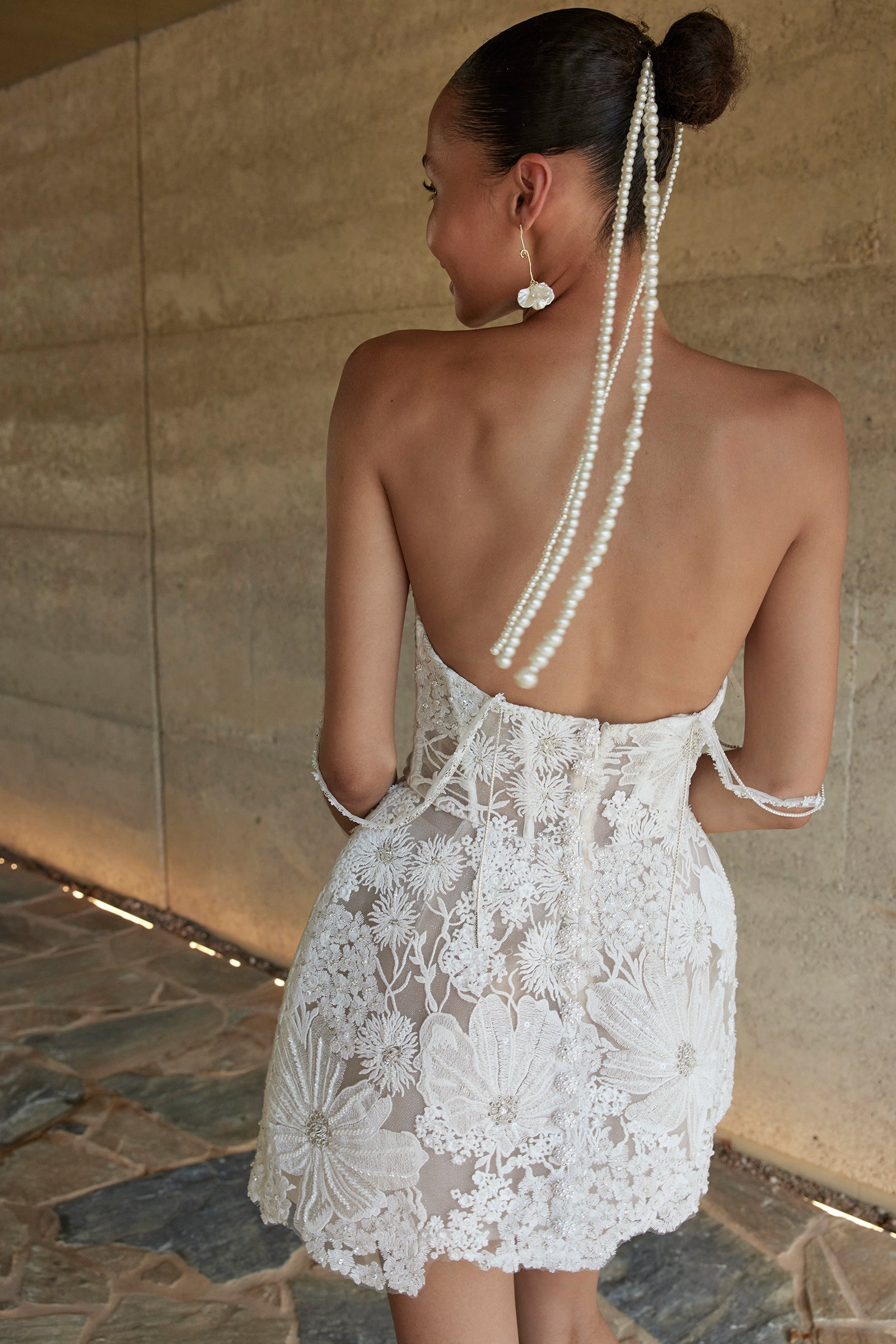 Short Lace Wedding Dress_XS_