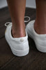 Grace Loves Lace Essential White Leather Sneaker 