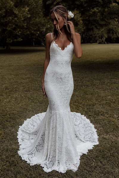 Clo Pearl Lace Gown | Customised Dress – Grace Loves Lace UK