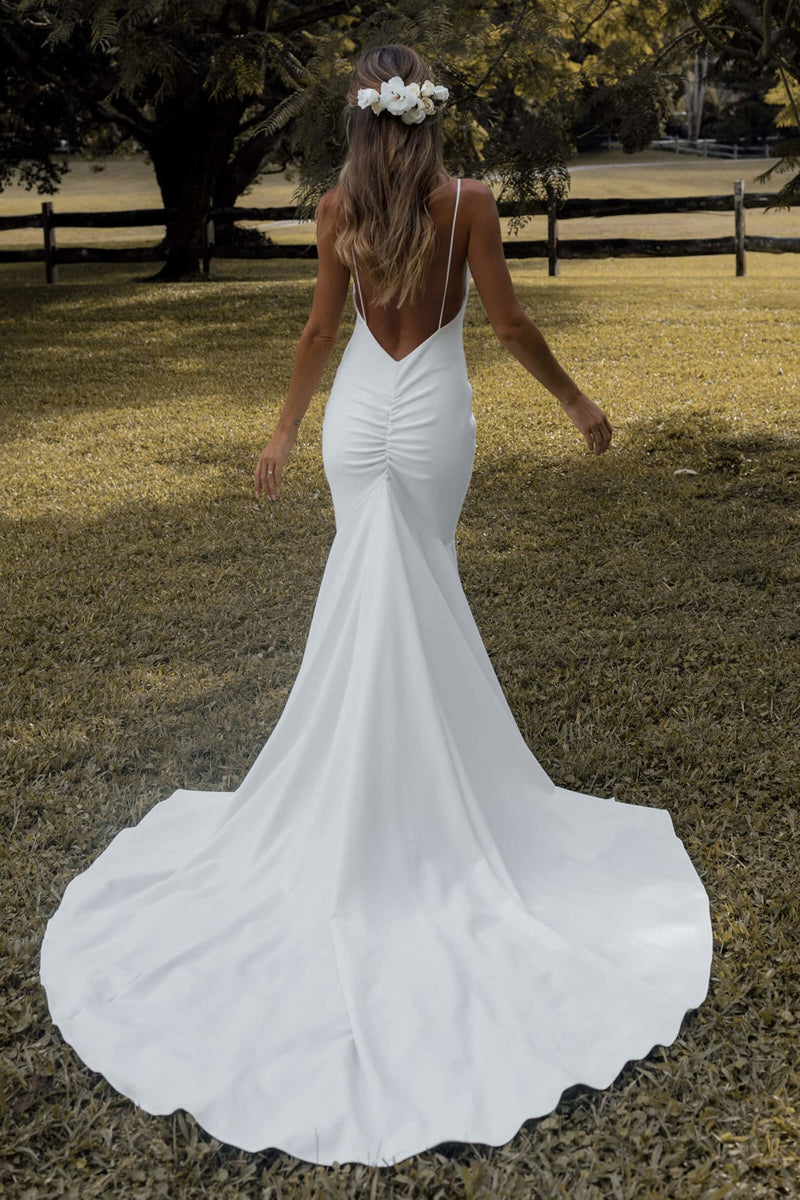 Clo Crepe | Luxurious Wedding Dress | Made to Order Standard – Grace ...