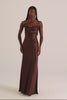 Cameron Espresso Brown Slip Bridesmaids Dress_XS_