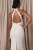 simple white wedding dress