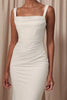 Off-white corset wedding dress