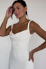 Cowl Neck Wedding Dress