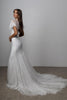 Side shot of the Filamena gown